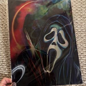 Scream Ghostface Art Print in sleeve